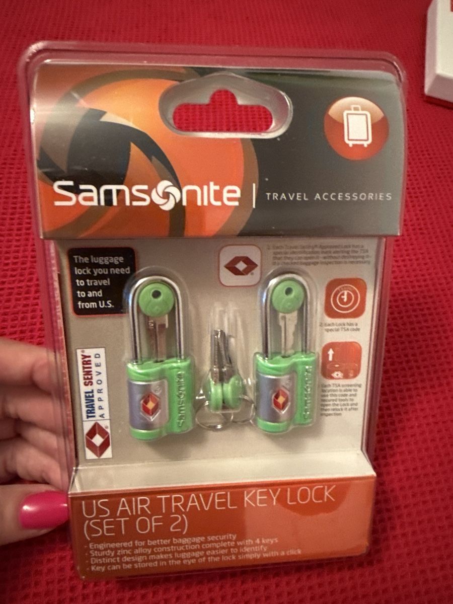Lucchetti: NEU*** SAMSONITE TRAVEL KEY LOCK*** 2 Stk***MARKEN WARE*** – Nuovo e nell'imballaggio originale da Zürich venduto da Ceca52