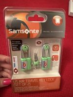 NEU*** SAMSONITE TRAVEL KEY LOCK*** 2 Stk***MARKEN WARE***