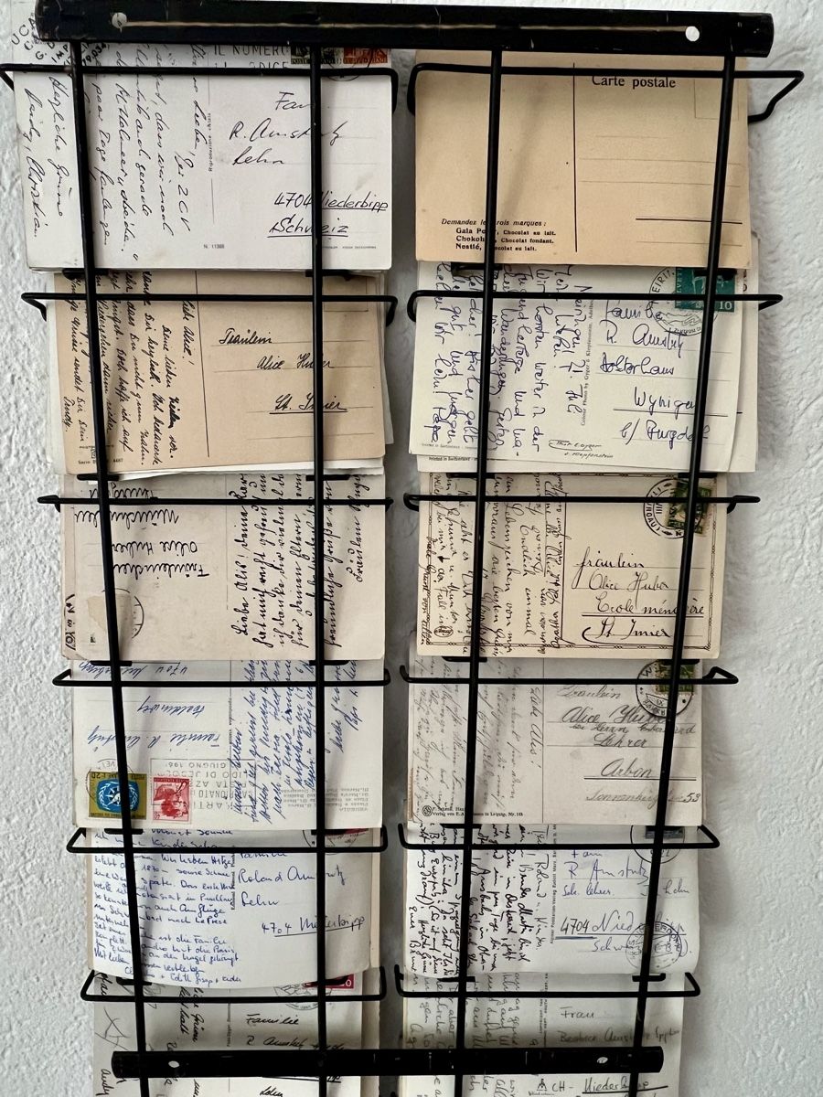 Cartoline postali: 120 Vintage Postkarten Sammlung mit Wandhalter Kartenständer – Usato da Hunzenschwil venduto da Madachica 7