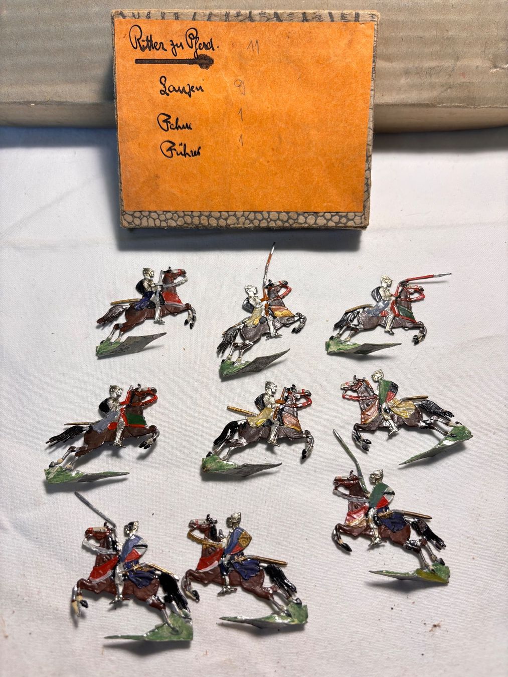 Statuette: antike Zinnfiguren Ritter – Usato da Hindelbank venduto da brm_72zv 5