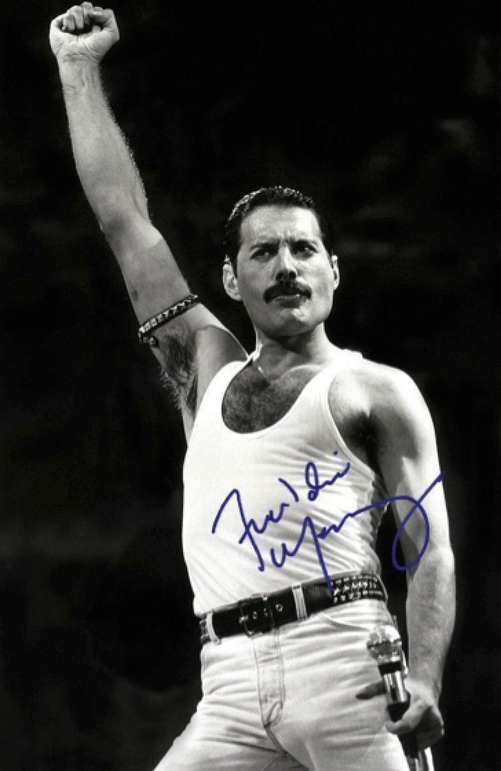 Autografi: Freddie Mercury Queen Autogramm Pop – Nuovo e nell'imballaggio originale da St. Niklausen LU venduto da Stefan_Bammert_Art