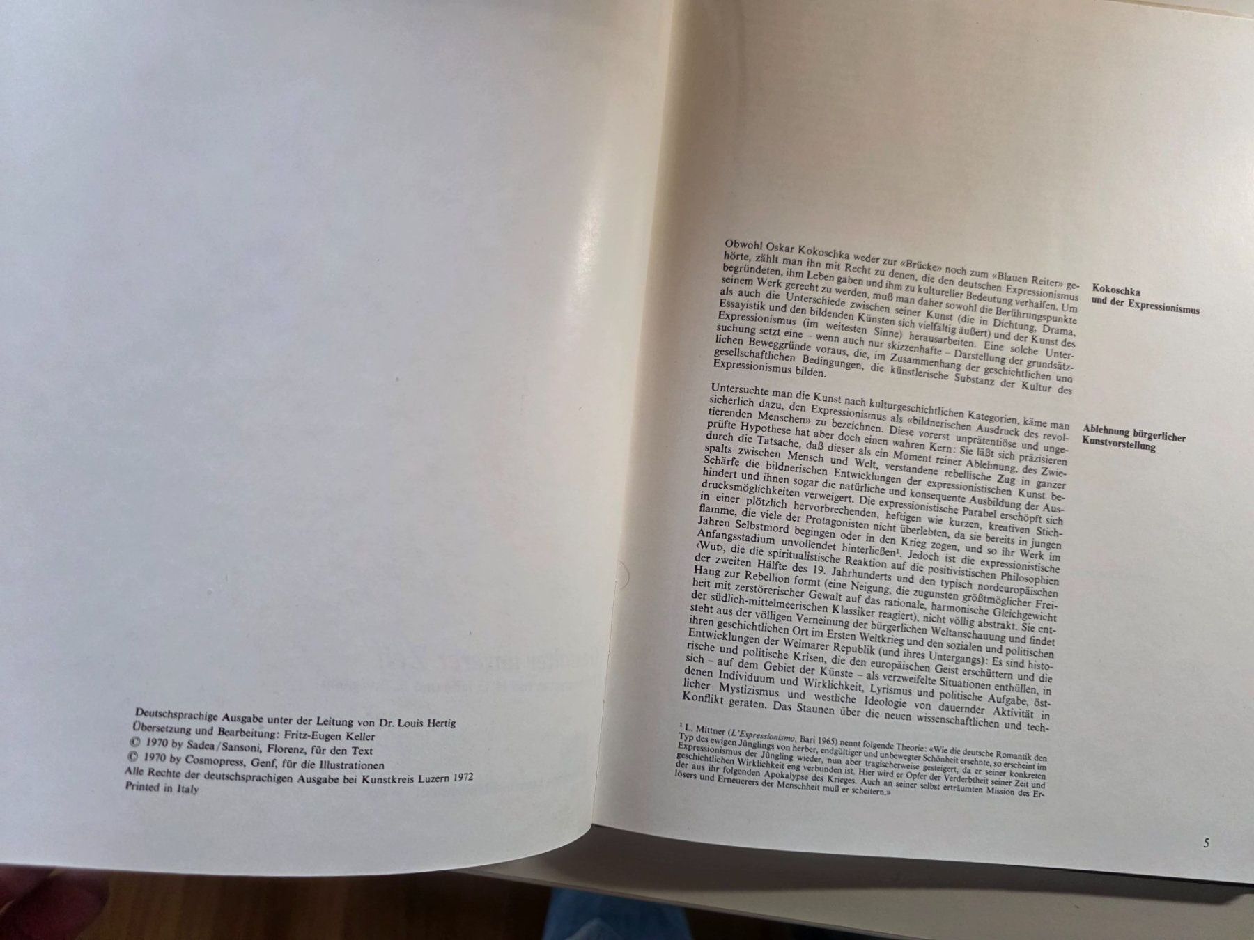 Libri: Oskar Kokoschka - Gestalter unserer Zeit - 1970 – Usato da Walterswil BE venduto da Lonitti 4