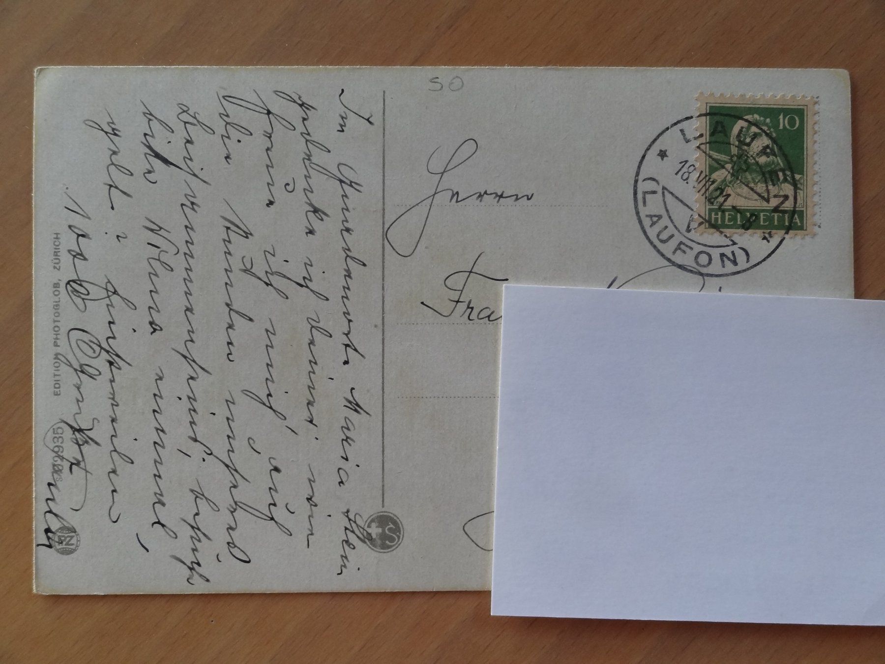Ansichtskarten: Mariastein - SO - 1921 – Gebraucht aus St Léonard von Riglin 1