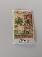 Alte Briefmarke Tschechoslowakei 30 Hal - Rarität!