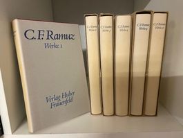 C.F.RAMUZ, Werke. Band 1-6 -- Top-Zustand