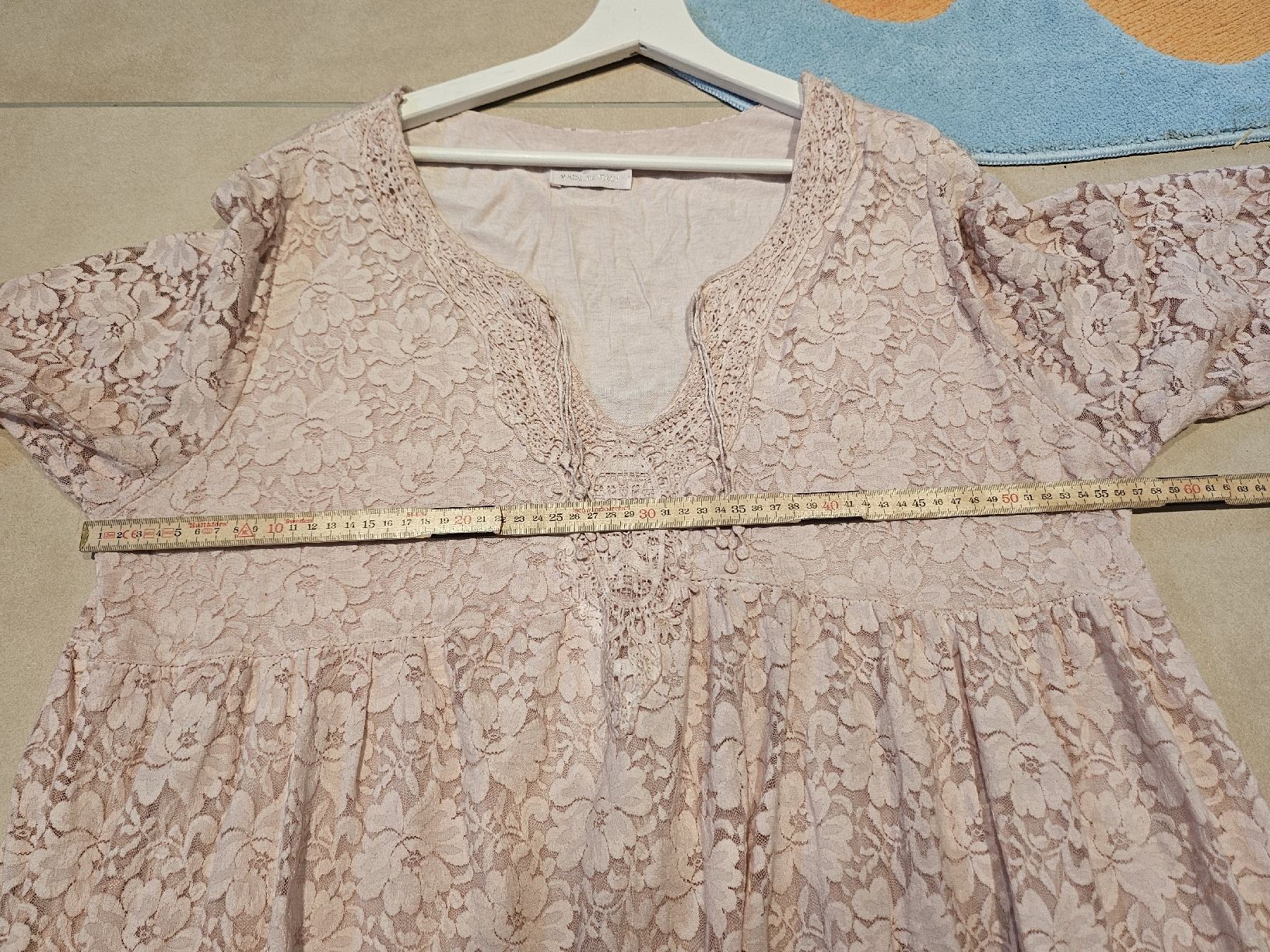 Vestiti: romantisches Kleid rosa mit Spitze 40/42/44 – Usato da Allschwil venduto da na.wi.90 6
