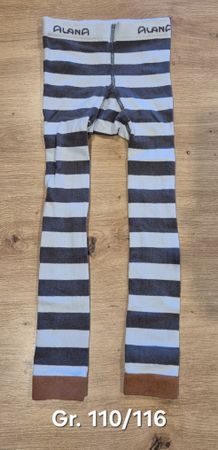 Leggings gestreift ALANA Gr. 110/116 guter Zustand