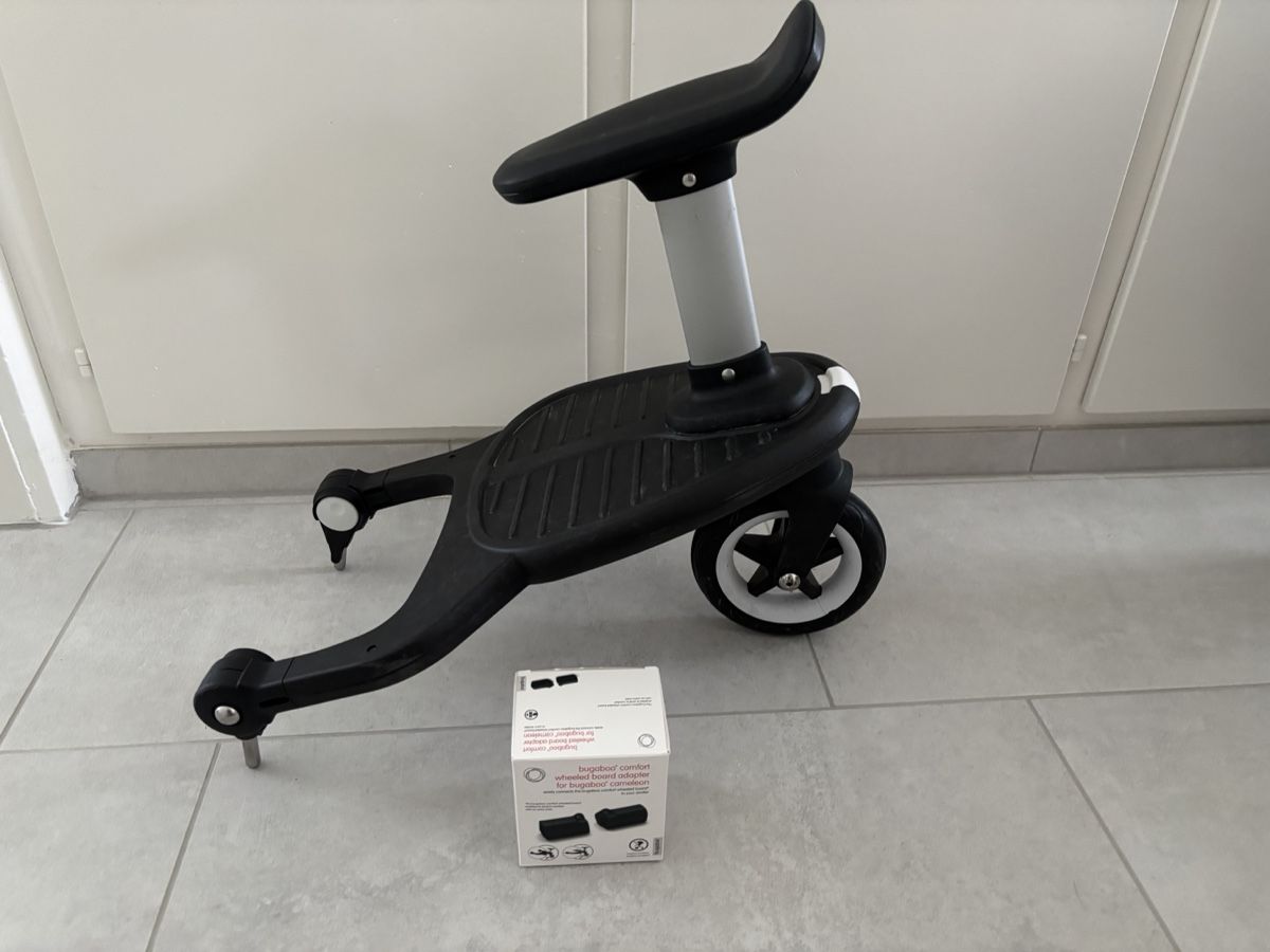 Bugaboo Accessori per carrozzine: Bugaboo Mitfahrbrett Comfort mit Sitz gebraucht – Usato da Urdorf venduto da rosenkohl01