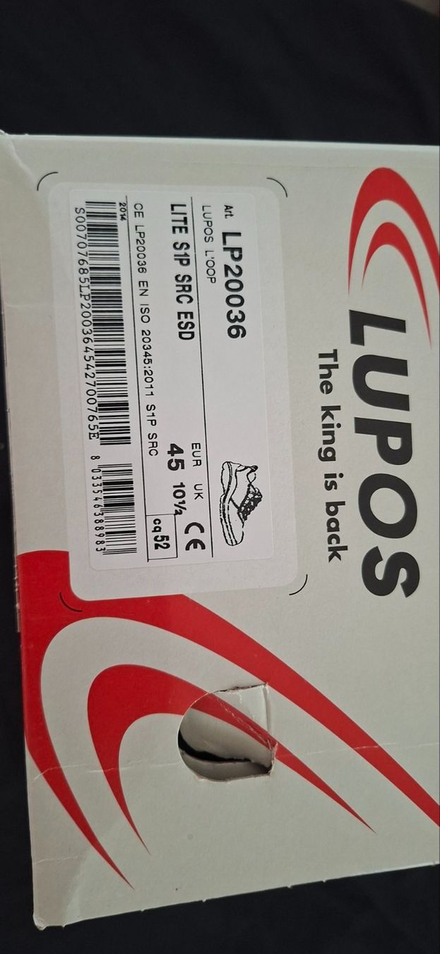 Scarpe da uomo: Lupos Sicherheitshalbschuhe Grösse 45 neu – Nuovo (secondo la descrizione) da Aesch BL venduto da Pendrive 5