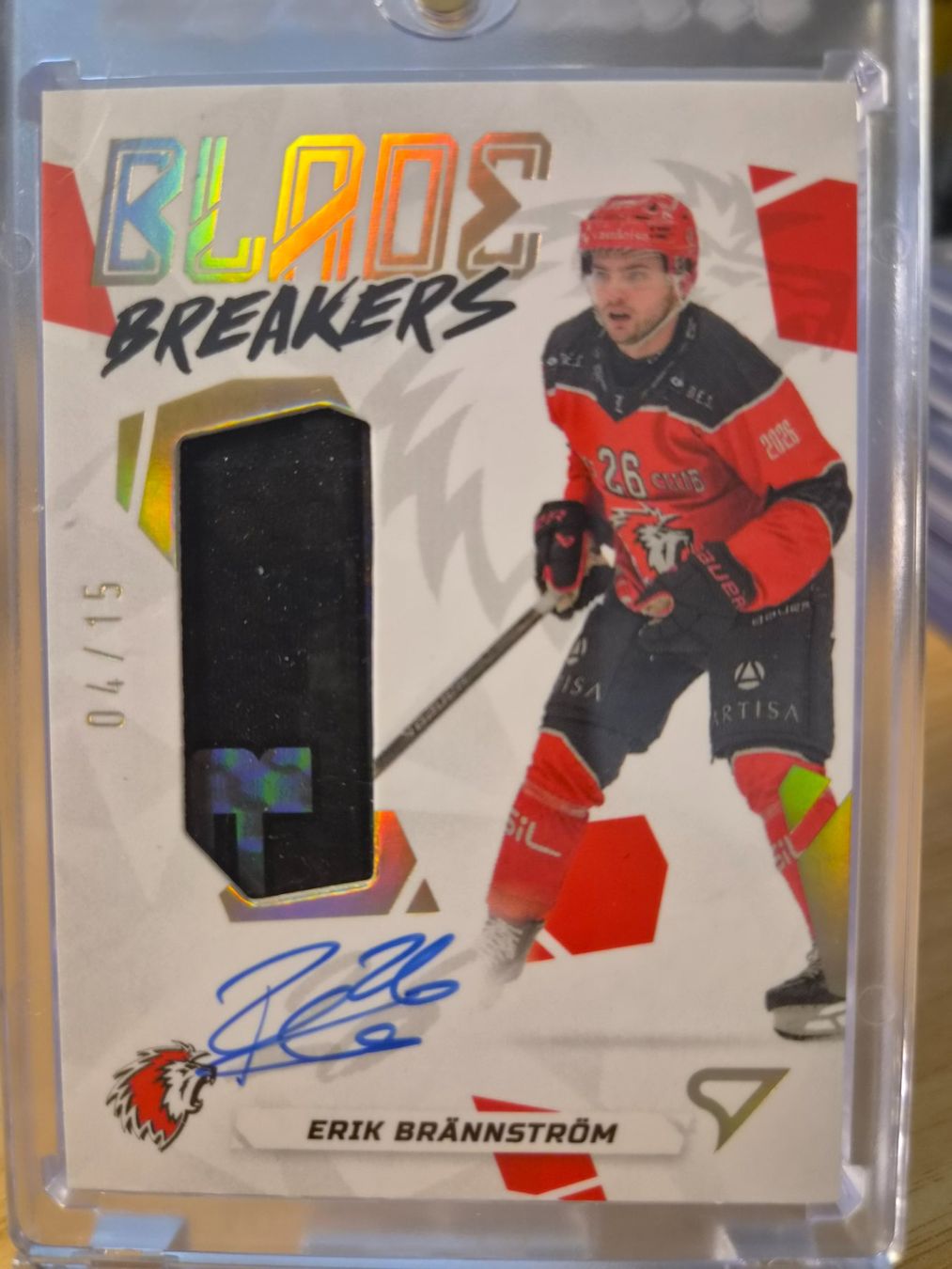 Sportzoo Carte collezionabili: Blade Breakers - Erik Brännström - Lausanne HC - 04/15 – Nuovo (secondo la descrizione) da Nänikon venduto da AdrianL