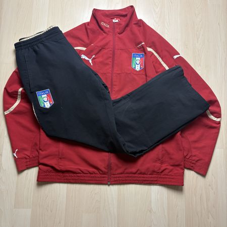 Seltener Puma Italien Tracksuit 2010/11(M)Vintage|Y2K