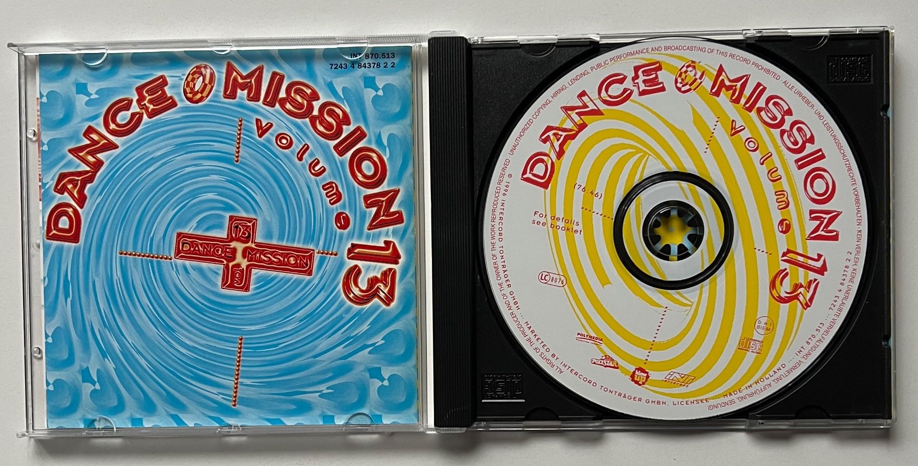 CD: Dance Mission Vol. 13 (1996) – Usato da Näfels venduto da rottabi 2