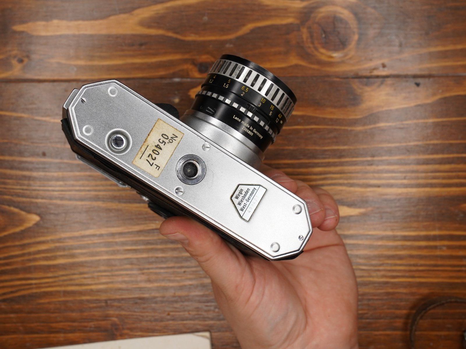 Edixa Fotocamera: Edixa-Flex, Auto Cassaron 50mm f2.8 mit case – Difettoso da Bern venduto da FotoStrobo.ch_Outlet 4