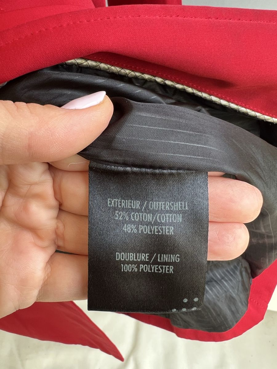 Cappotti: Roter Damen Trenchcoat, Grösse S/M – Usato da Zürich venduto da Mariesieger 4
