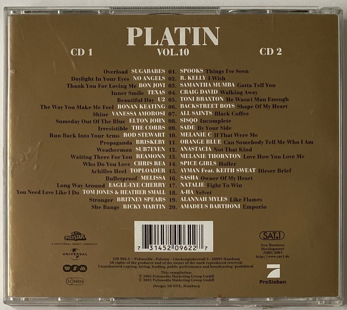 CDs: Platin Vol. 10 – Gebraucht aus Flums von Asquillo 1