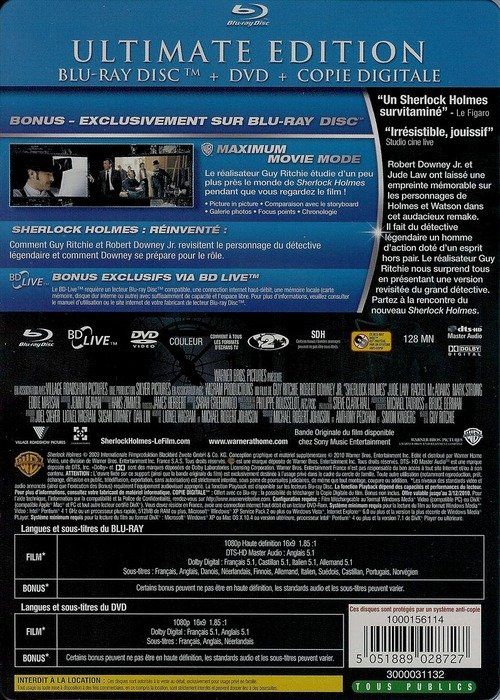 Tutti i DVDs: SHERLOCK HOLMES – Nuovo (secondo la descrizione) da Bursins venduto da Adabel 1