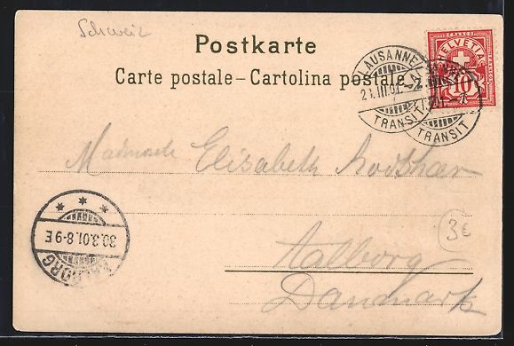 Cartes postales: Litho Lausanne, Teilansicht, Vaudoise – D'occasion à Berlin par bartko-reher 1