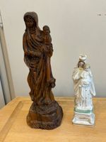 Figuren Madonnenfigur Holz und Keramik für Sammler