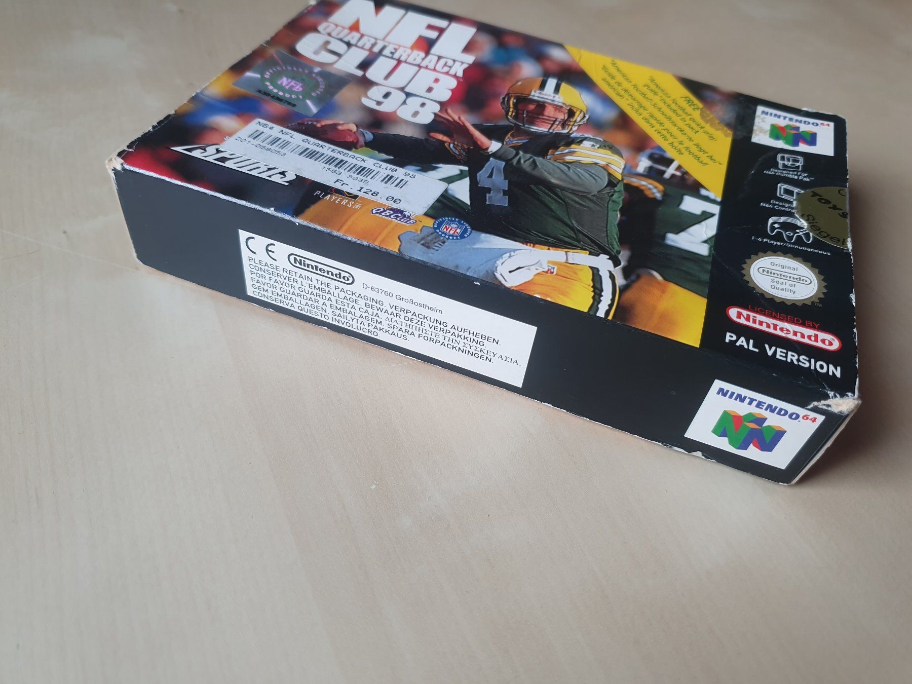 NFL Giochi: NFL Quarterback Club 98 – Usato da Stansstad venduto da collectorsshop 3