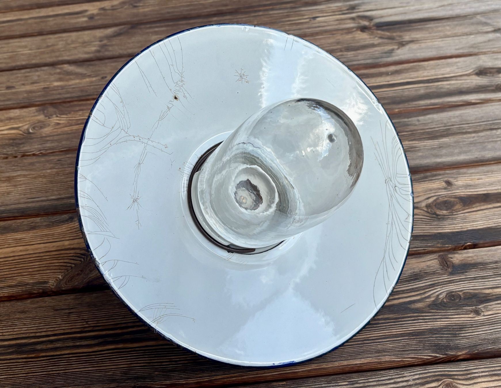 Lampes: antike Stalllampe Deckenlampe – D'occasion à Lüchingen par Eeizo 6