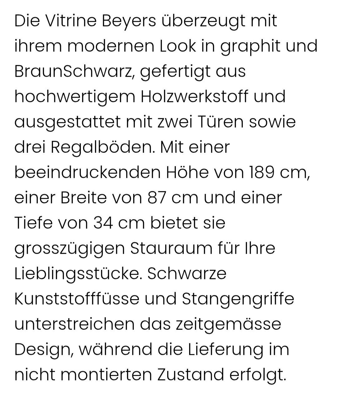 Armoires: Schrank mit einer Glastüre – D'occasion à Sursee par mags62 2