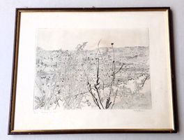 AY GROSS, Paysage du Lot, Lithografie 7/200, sign.