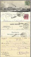 1904 - 1912, STAB-0 GENÈVE, 1 x CORNAVIN PLM, NICHT HÄUFIG