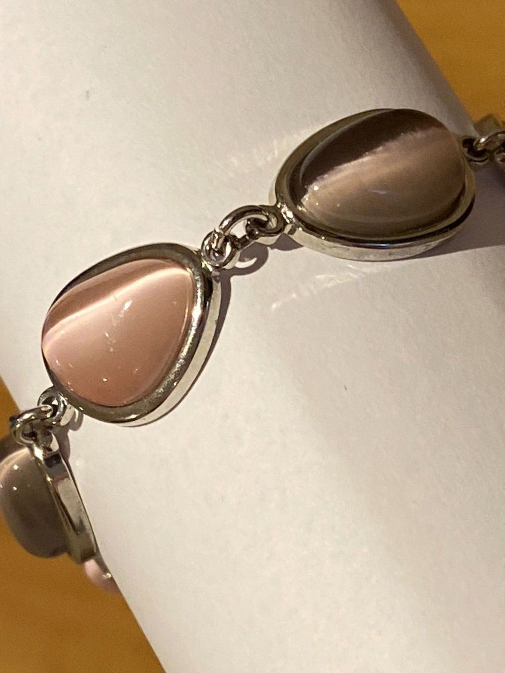 Bracciali & Braccialetti: Armkette mit Katzenaugen – Nuovo (secondo la descrizione) da Matten b. Interlaken venduto da kero71 5
