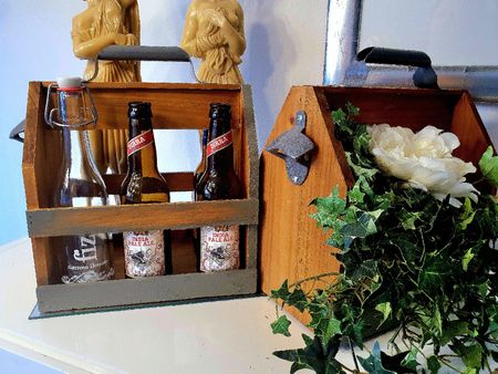 Bierkiste, Dekokiste, Männerhandtasche Geschenkidee