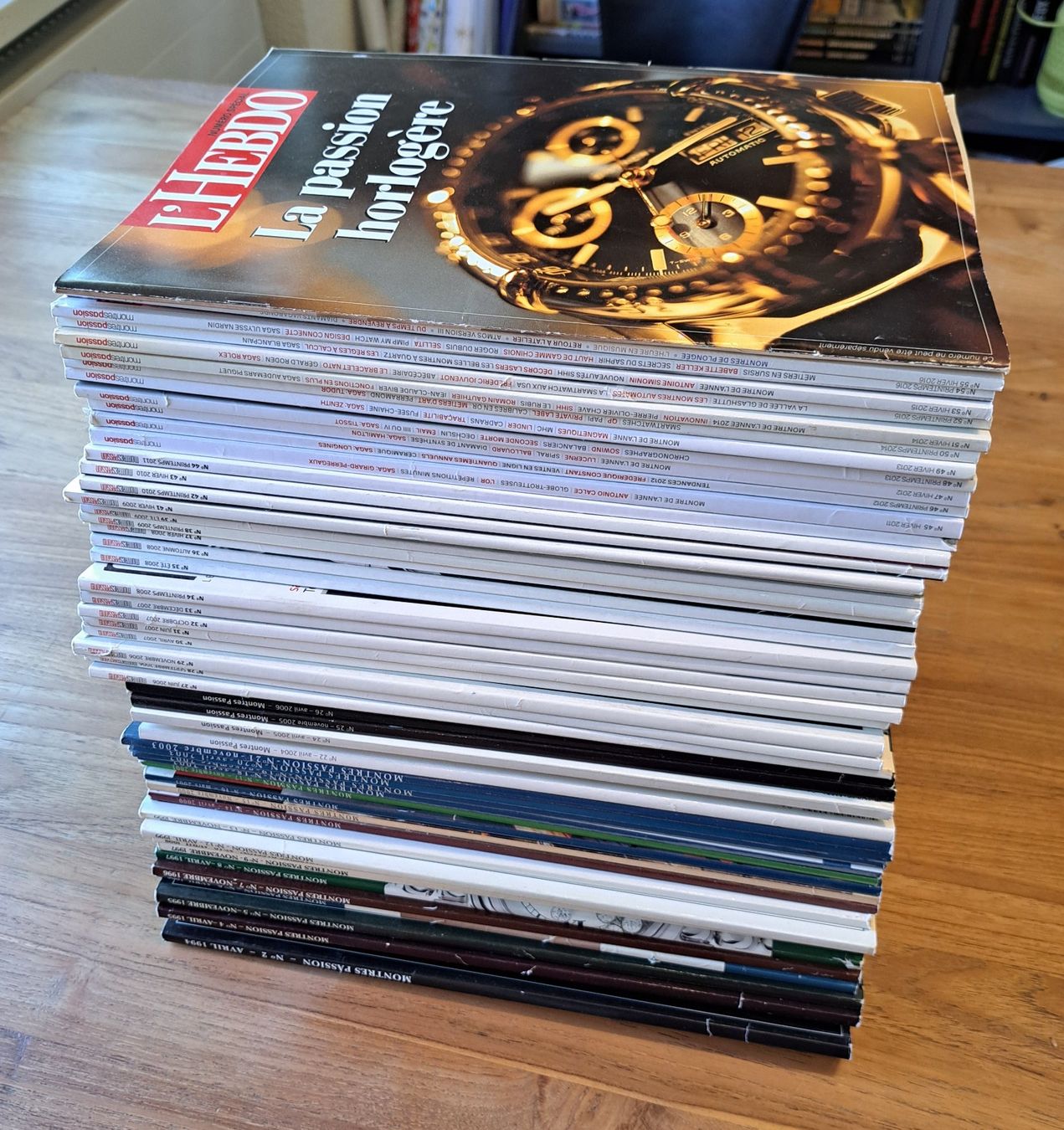 Zeitschriften & Magazine: L'Hebdo "Montres Passion" collection 1994 - 2016 – Gebraucht aus Biel/Bienne von ESOXMAN