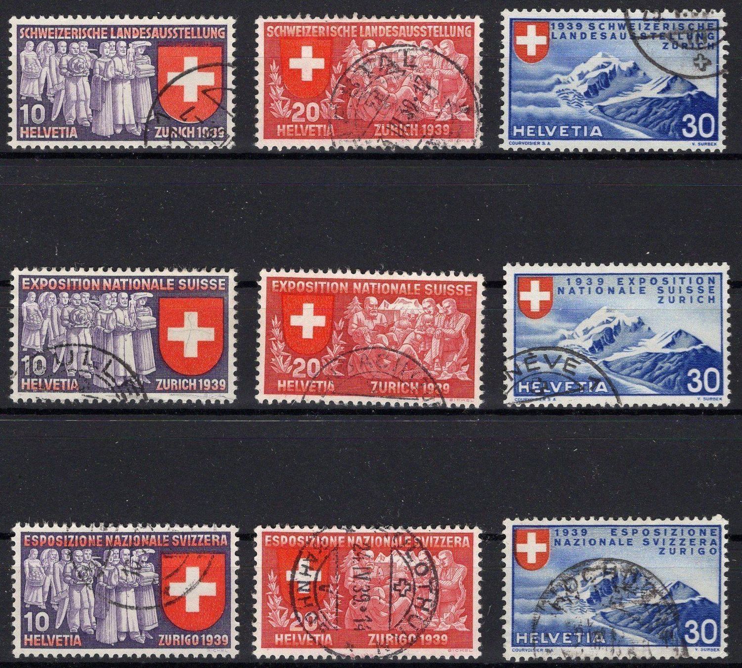 Tutti i francobolli: R1660  /  Exposition nationale 1939 – Nuovo (secondo la descrizione) da Ste-Croix venduto da MONT-TAGNAC