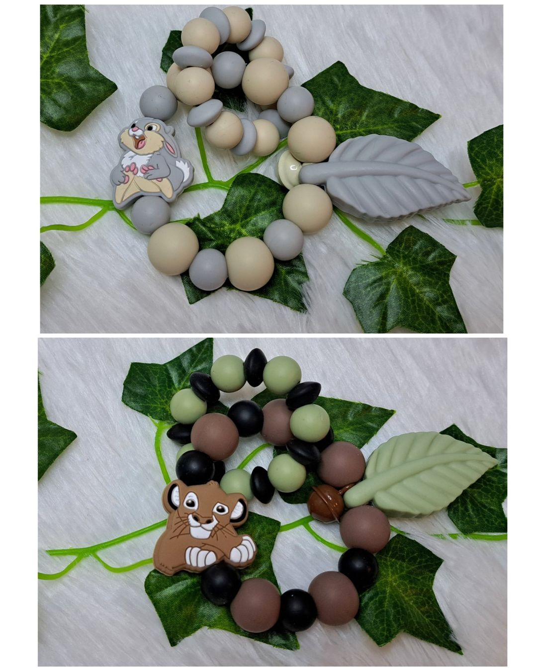 Succhiotti & catenelle porta ciuccio: Kleiner Greifling/Beissring Kleiner Löwe oder Hase – Nuovo e nell'imballaggio originale da Oberurnen venduto da rotty80