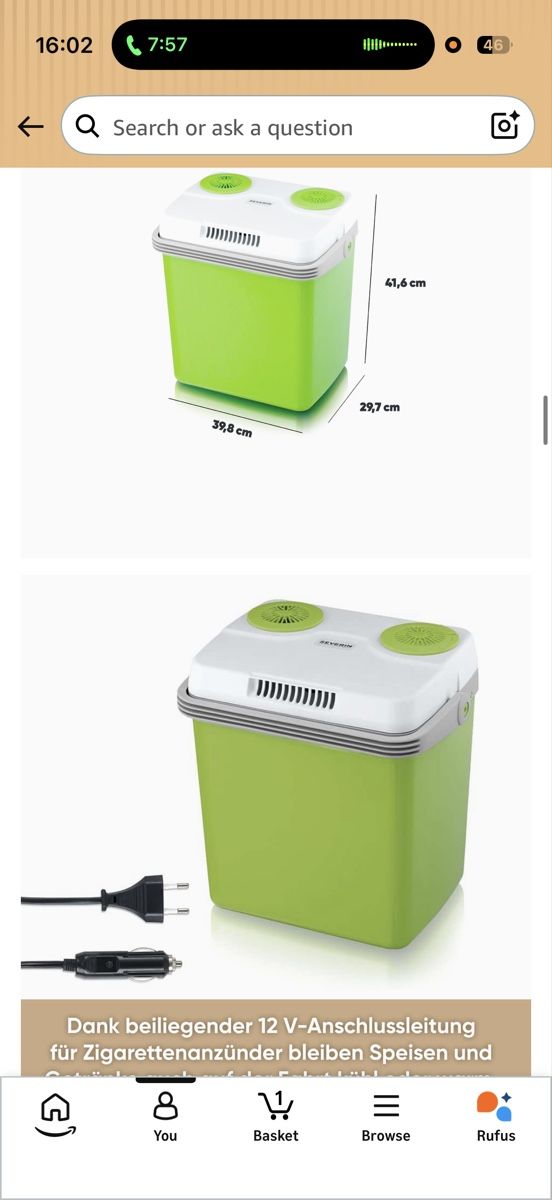 Kühlschränke & Kühlen: Elektrische Kühlbox – Gebraucht aus Dornach von tzlisa 2