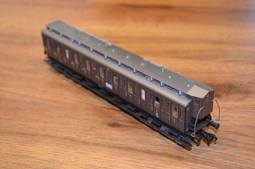 LILIPUT VOITURE 3ÈME Classe à BOGIES du PO MIDI C7yfi 11773 en BO réf