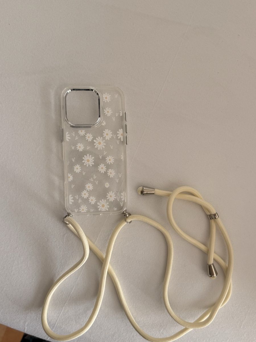 Coques & Protection écran: iPhone 16 Pro Hülle transparent mit Kette Blumenmuster neu – D'occasion à Eich par jasmingrueter