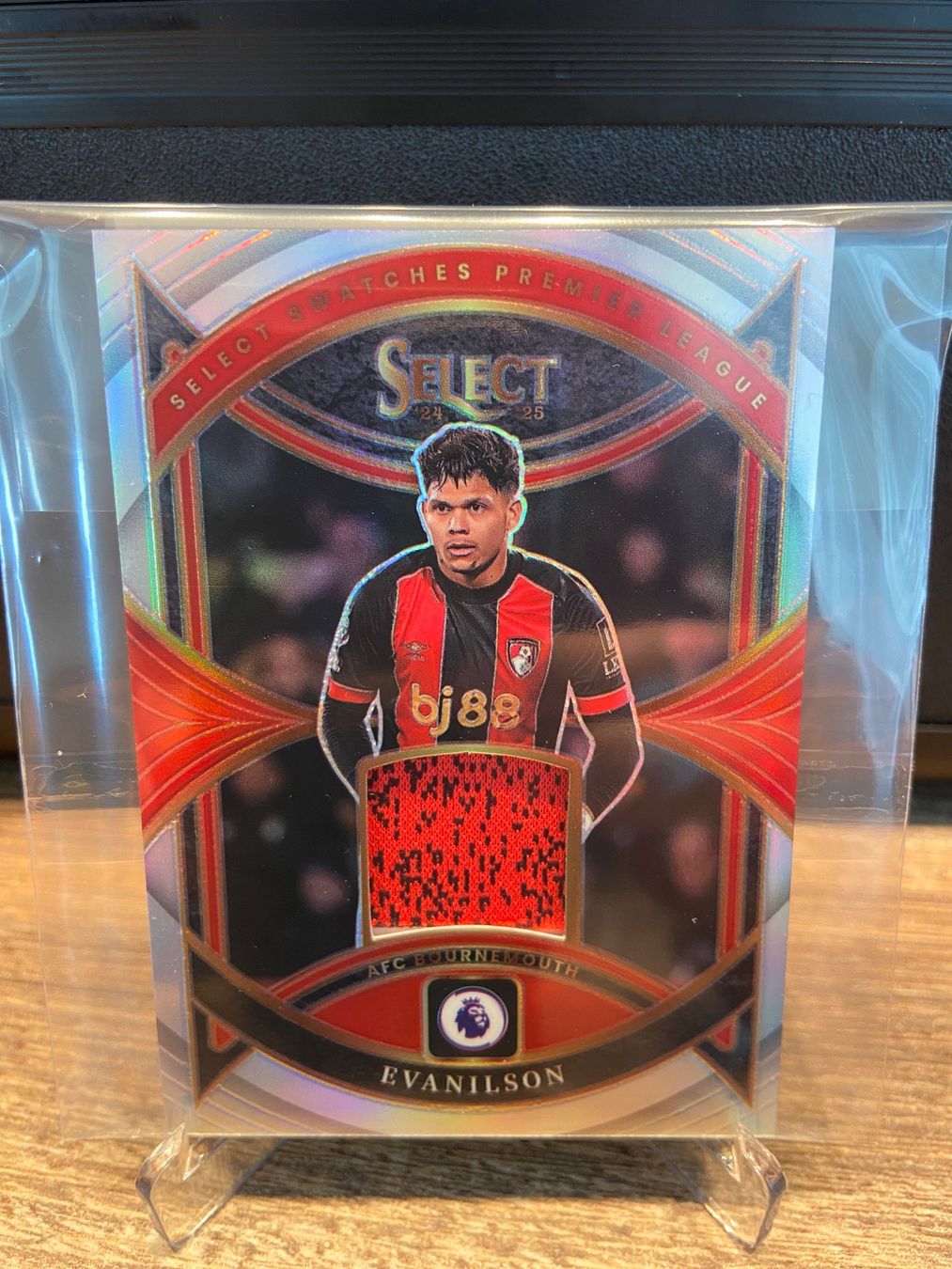 Panini Sammelbilder & Trading cards: Evanilson Jersey Relic Panini Select Prem. League 24/25 – Gebraucht aus Dagmersellen von dav_b656