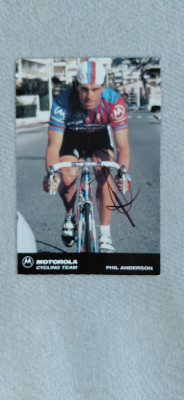 Autographes: Autogrammkarte Phil Anderson – D'occasion à Schmerikon par Olympia04