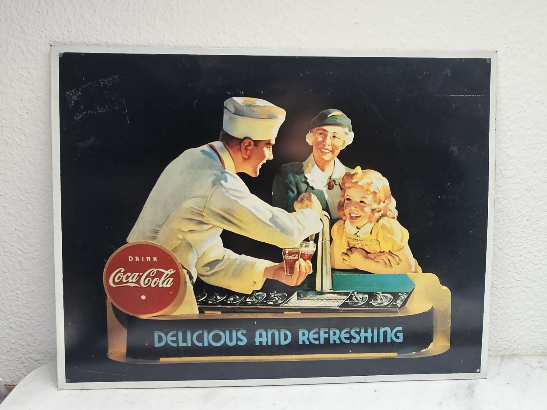 Coca-Cola Insegne: Blechschild Coca Cola – Usato da Belp venduto da Ginus85