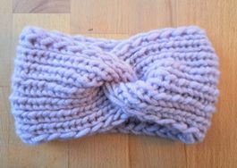 Schönes handgestricktes Stirnband mit Merinowolle