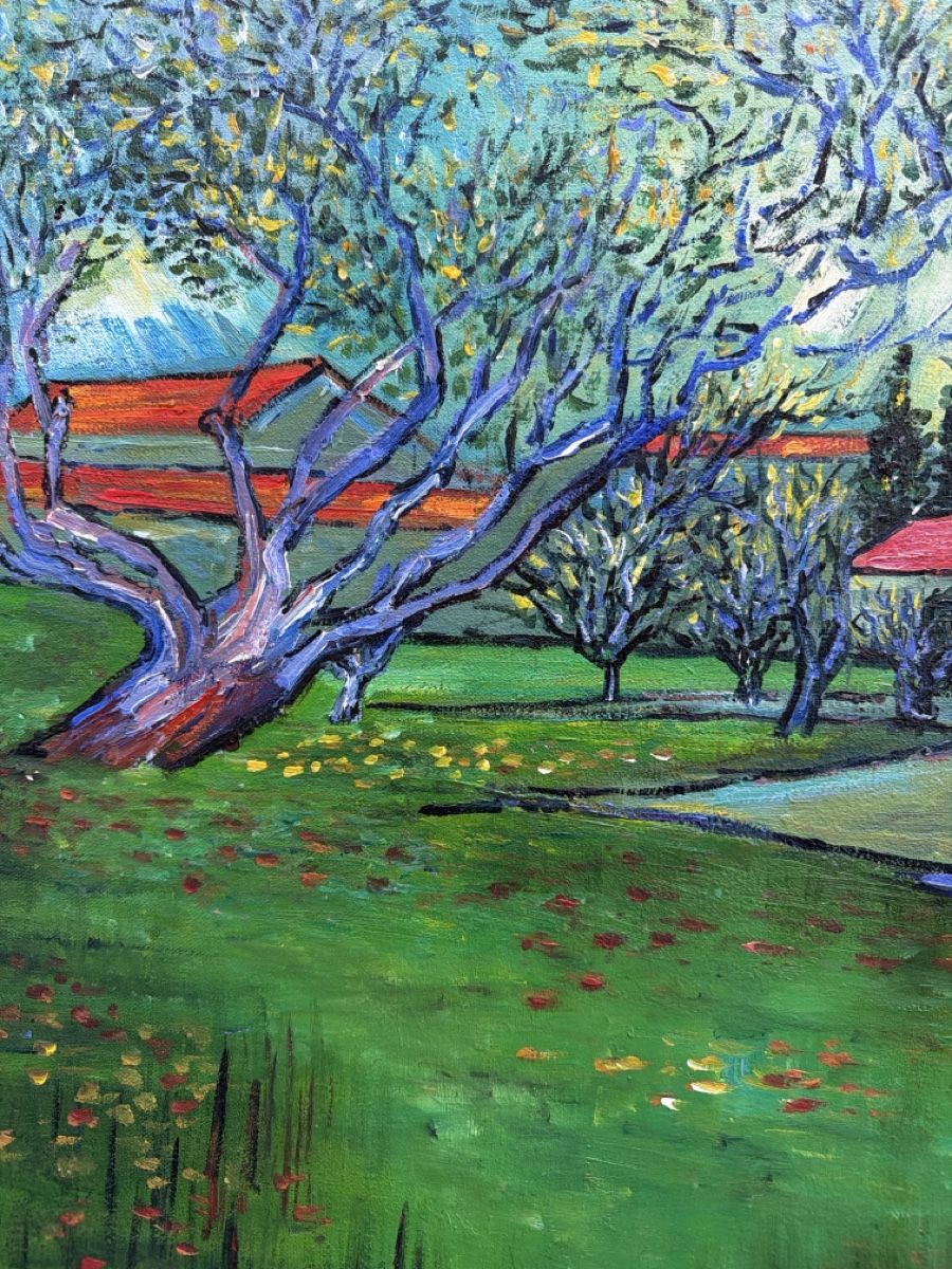Dipinti: Gemälde, Reproduktion nach Van Gogh. – Usato da Biberist venduto da Momo33 1