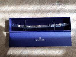 Swarovski Armkette Naughty, Feder, Schwarz, Roségold