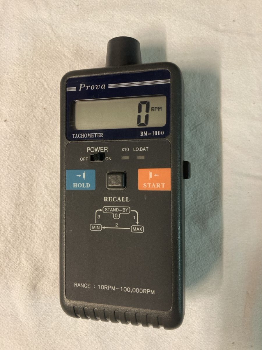 Misurare: Prova RM-1000 Tachometer / Drehzahlmessgerät – Usato da Rothrist venduto da Seafarer68