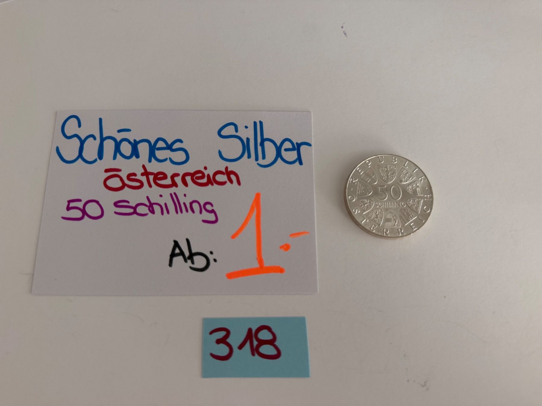 Tutti le monete: Schönes Silber /50 Schilling – Usato da Engi venduto da kasi09 1