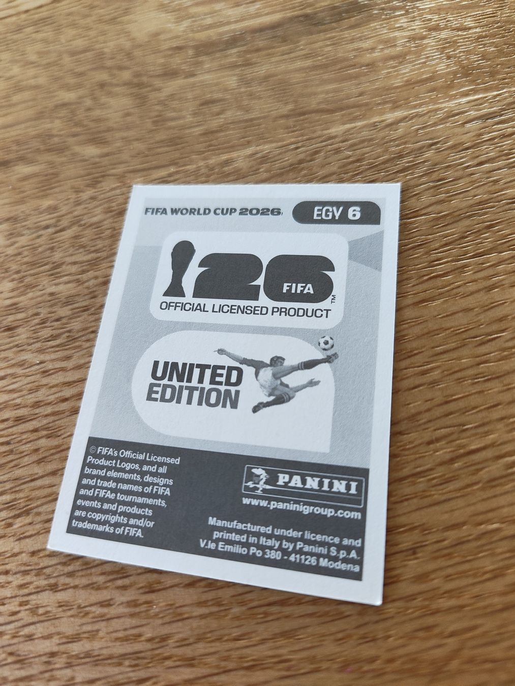 Panini Carte collezionabili: Panini Wm 2026 Egy 6 – Nuovo (secondo la descrizione) da Lieli venduto da Maholo 1