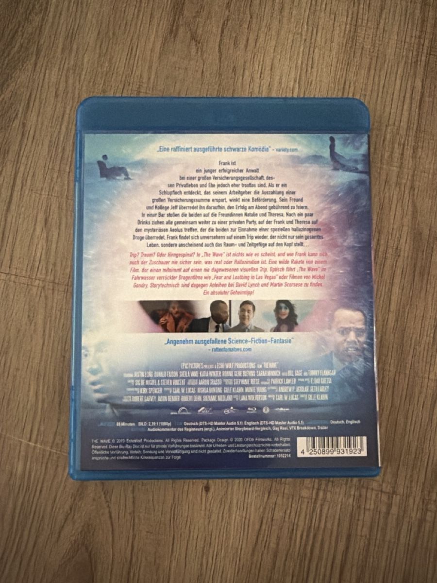Alle DVDs: The Wave (2019) BluRay – Gebraucht aus Hagendorn von masterchieff 1
