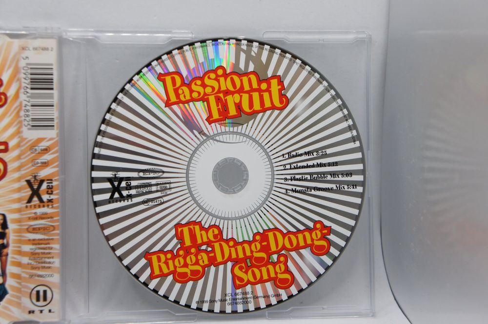 Maxi CD Passion Fruit – The Rigga-Ding-Dong-Song (Gebraucht) in ...
