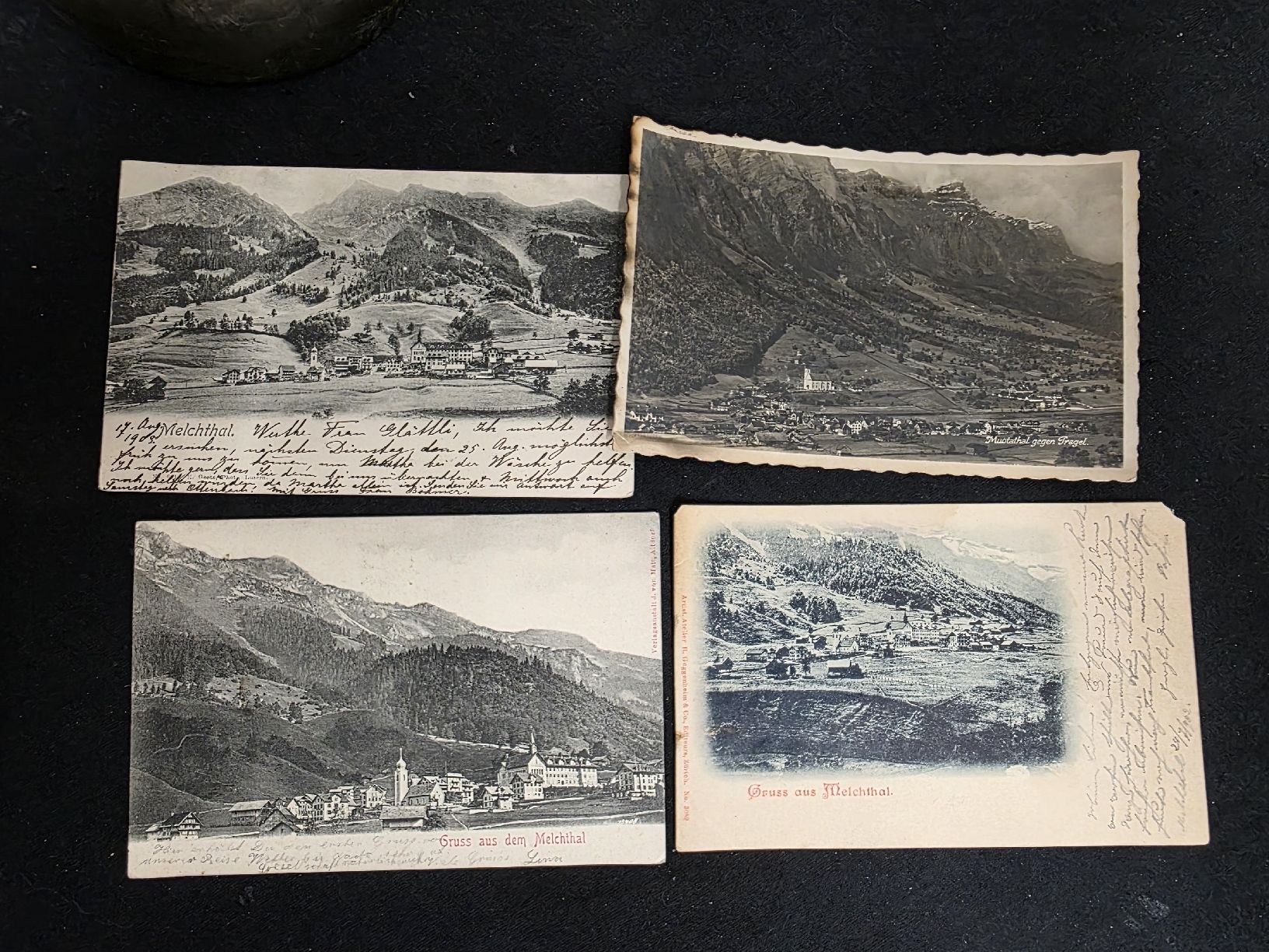 Cartoline postali: Alte Ansichtskarten, Melchtal OW, um 1900, 4 Stück – Usato da Wolfertswil venduto da Antiko 4