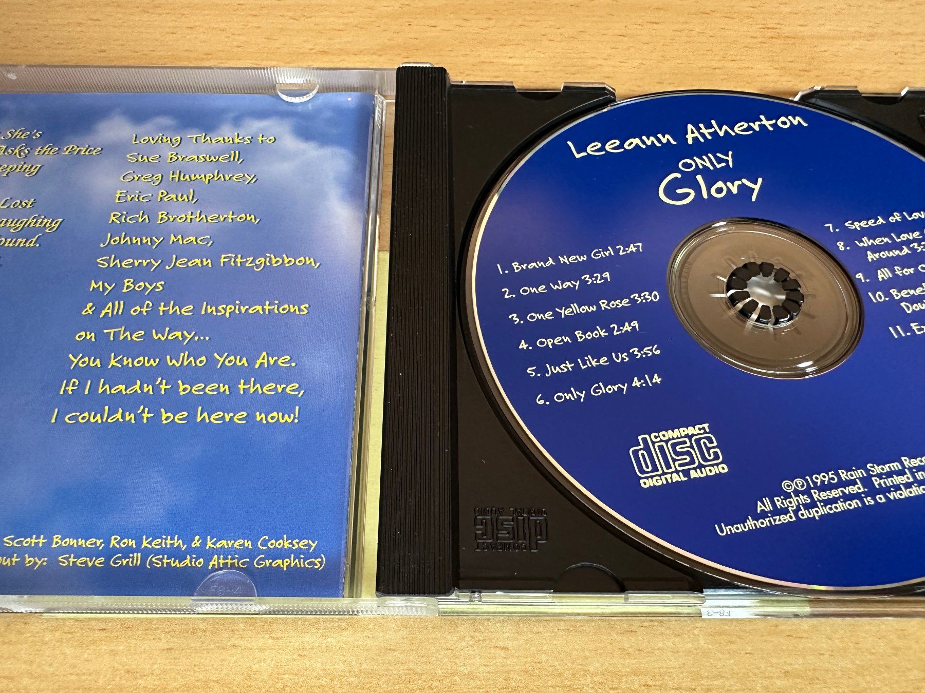 CD: Leeann Atherton – Only Glory – Usato da Rikon im Tösstal venduto da Alpenmutz 2