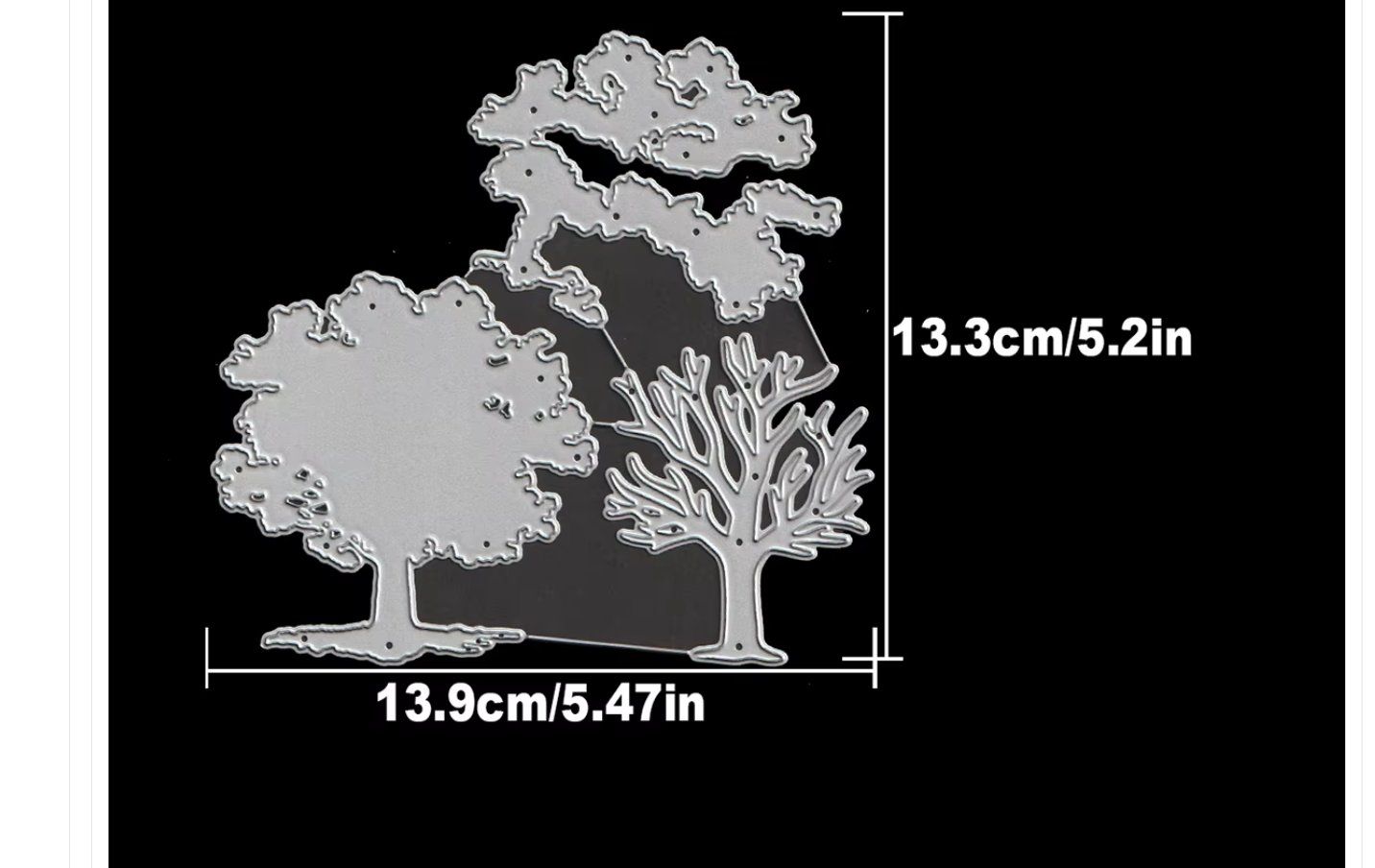 Sciablone: Neues Stanzschablonen-Set  Baum mit versch. Kronen – Nuovo e nell'imballaggio originale da Effretikon venduto da wenuss 1