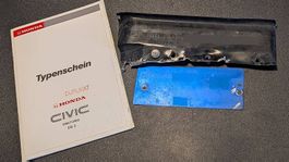 Honda Civic Eg3 D13B2 Typenschein Fahrgestellnr. Zulassung